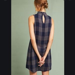 Cloth & Stone Plaid Swing Dress